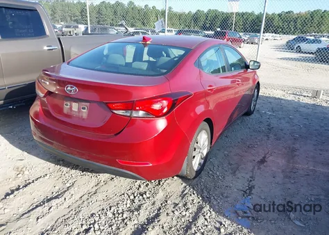 2016 Hyundai Elantra Se z USA, uszkodzony, nr VIN 5NPDH4AE9GH672776